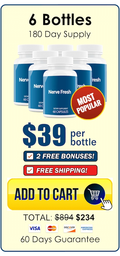 Nerve Fresh 6 Bottle Pricing